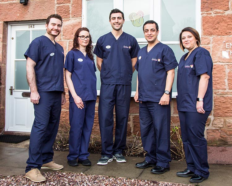 team at sandstone dental